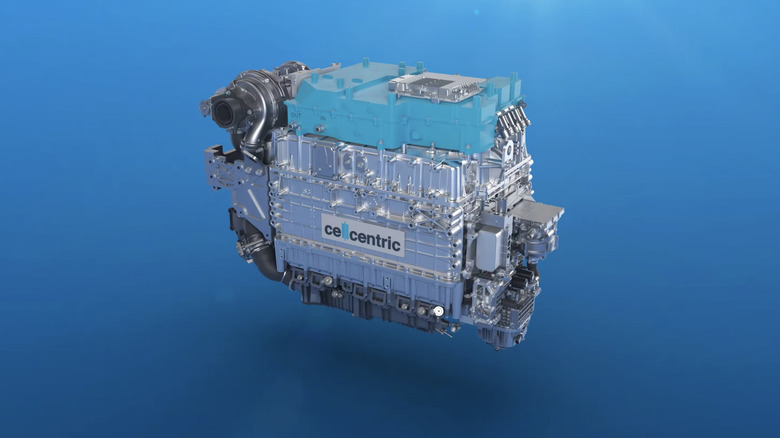 Stranski pogled na gorivno celico Cellcentric NextGen