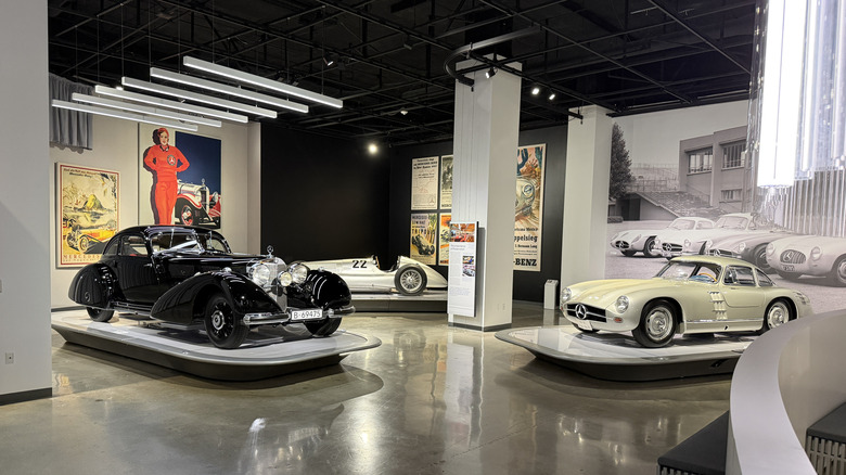 Prototip Mercedes-Benz 540K Autobahnkurier iz leta 1938 in 300SL Hobel