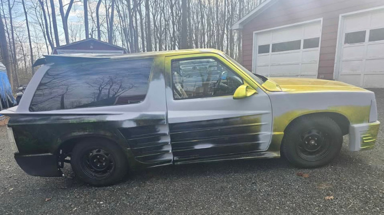 Zeleno-črni blazer Chevy z oblogo Testerossa