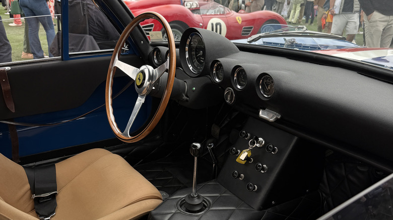 Notranjost Ferrarija 250 GT Sperimentale Pininfarina Coupe iz leta 1961