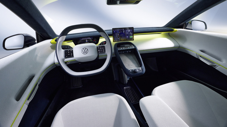 Notranjost prototipa Volkswagen Mission Efficiency