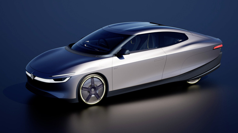 Pogled od spredaj 3/4 prototipa Volkswagen Mission Efficiency