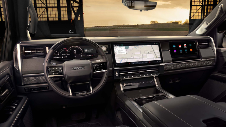 Notranjost GMC Sierra 2027.