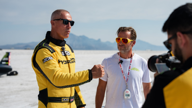 Andy Green govori po rekordni vožnji z JCB Hydromax