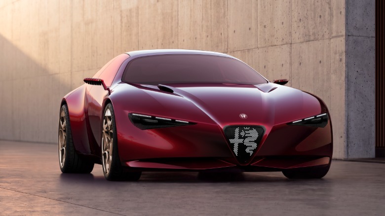 Sprednji del koncepta Alfa Romeo Cuorerosso