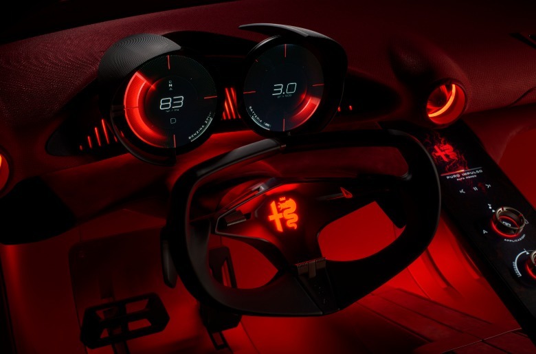 Grozd merilnikov Alfa Romeo Cuorerosso