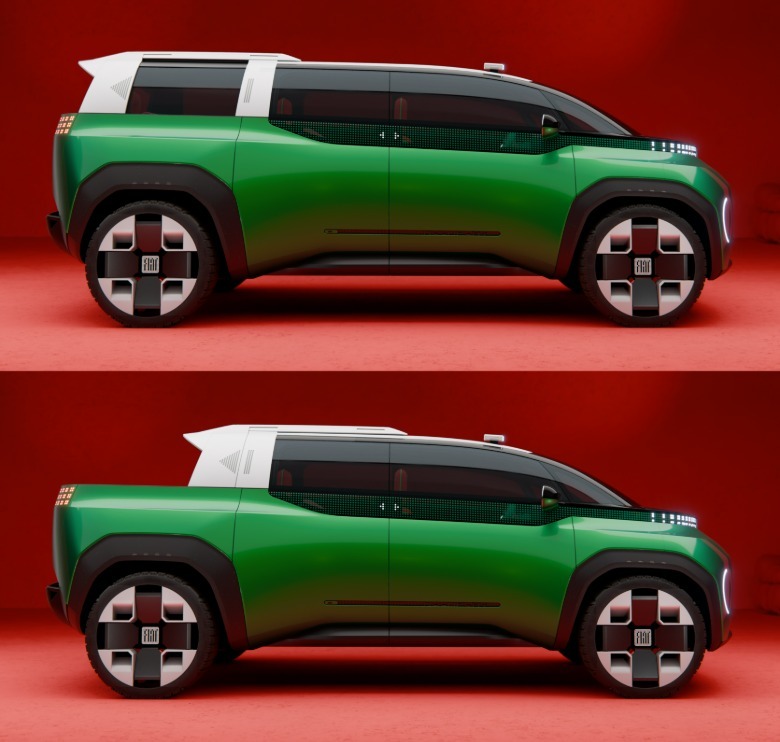 Stranski pogled na koncept Fiat Multiplay