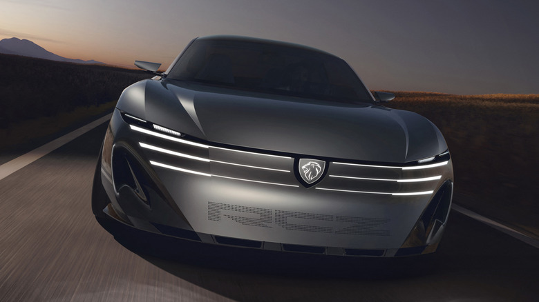 Sprednji del koncepta Peugeot RCZ Vision