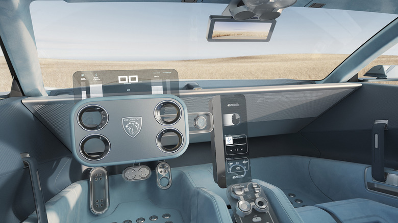 Notranjost Peugeota RCZ Vision