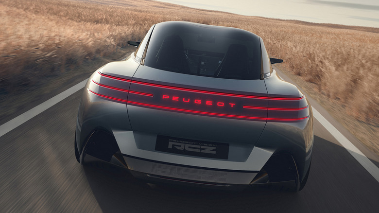 Zadnji del koncepta Peugeot RCZ Vision