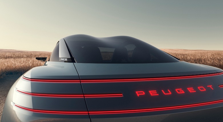 Zadnji del Peugeot RCZ Vision