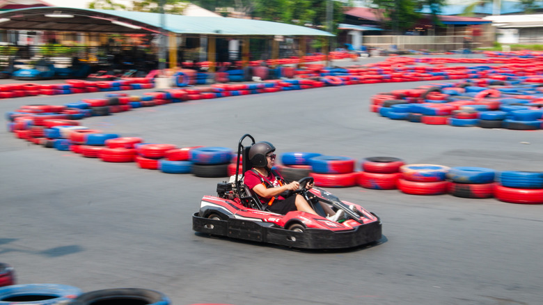 Gokart na stezi