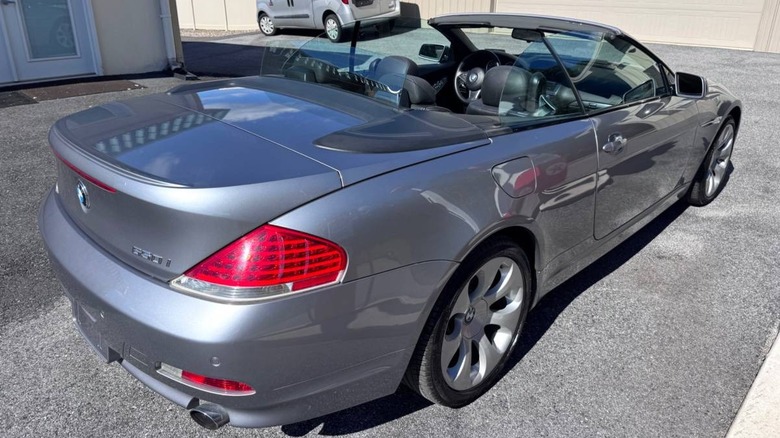 2006 BMW 650i kabriolet tričetrtinska slika zadaj