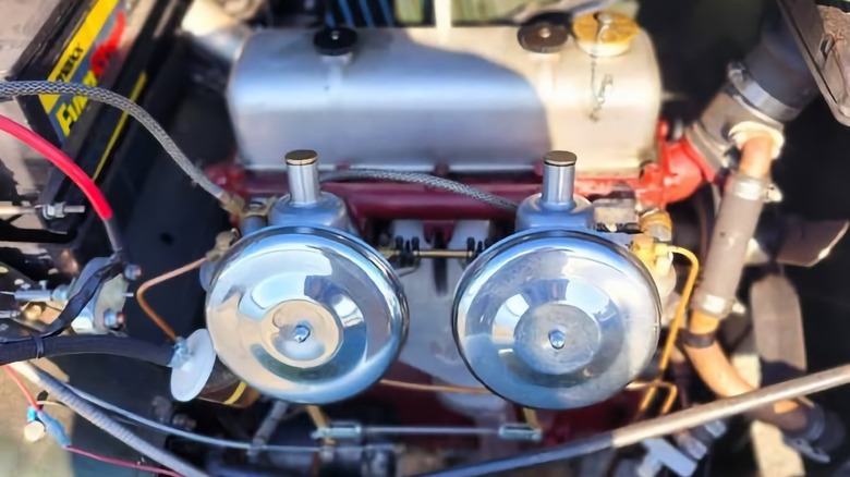 Slika motorja MG TD XPAG iz leta 1953
