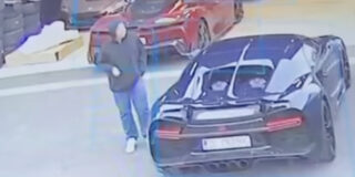 Mate Rimac je lovil svojega ukradenega bugattija chirona čez mejo v svojem 911, potem ko so ga ugrabili iz sedeža Rimca